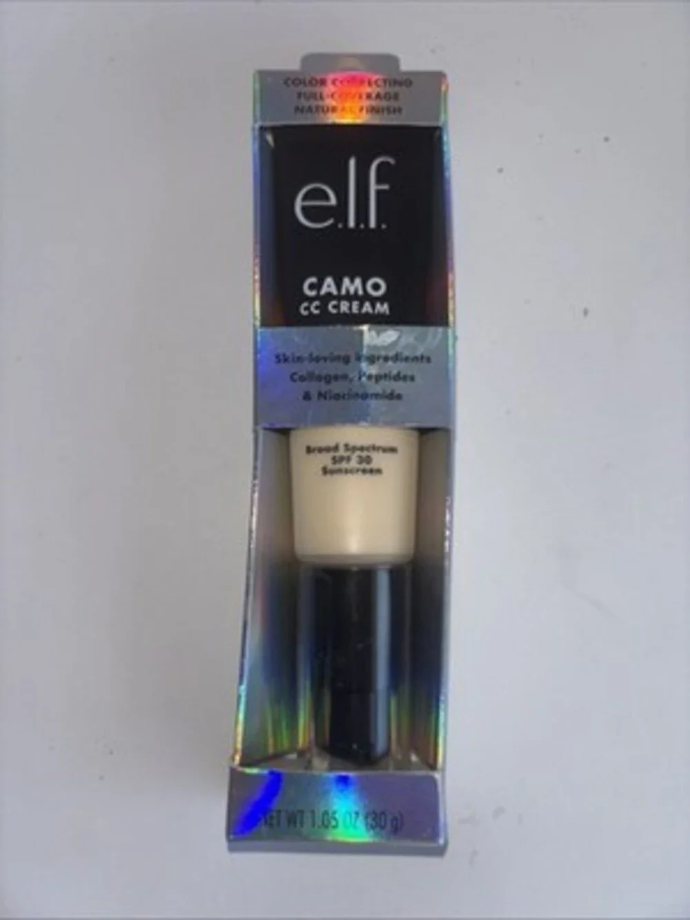 Elf Camo CC Cream Make Up Sunscreen SPF 30 Fair 140W NEW